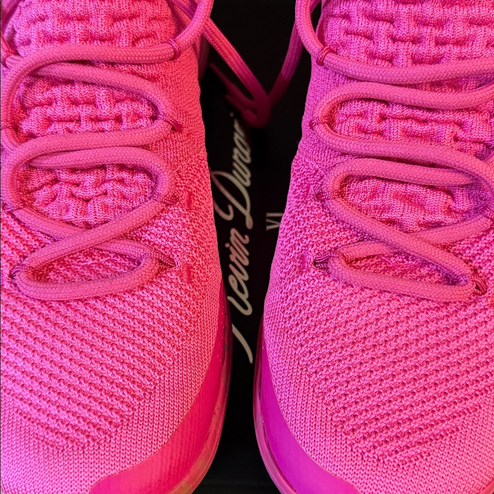 Nike Kevin Durant Bright Pink Athletic Sneakers - Picture 5 of 6